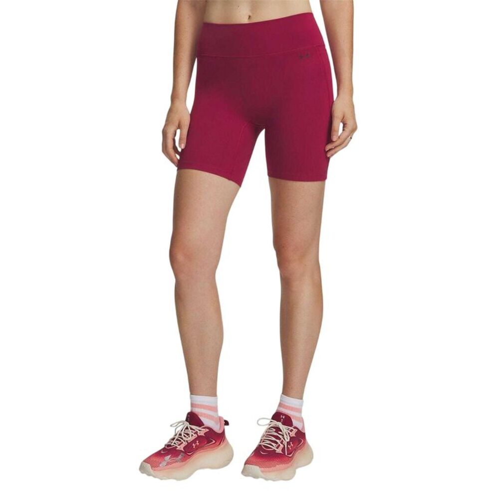 Under Armour Womens/Ladies Motion Side Pocket Cycling Shorts / Claret